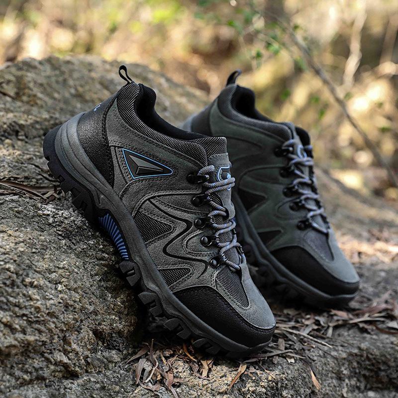 Fashion Outdoor Spring And Autumn Hiking Shoes Hiking Shoes Casual Comfortable Versatile Sports Shoes For Men Lace-Ups Fashionable