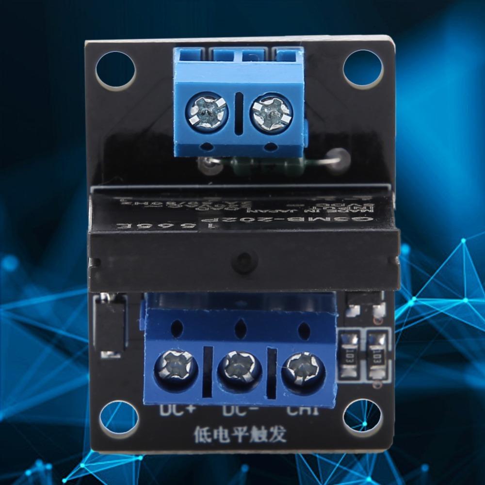 2Pcs 240V 2A SSR Module 1 Channel Relay Board Durable Solid State Relay Module  DIY Projects