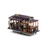 All-Metal 3D Tracked Sightseeing Tram Puzzle Toy - Stainless Steel DIY No-Glue Model