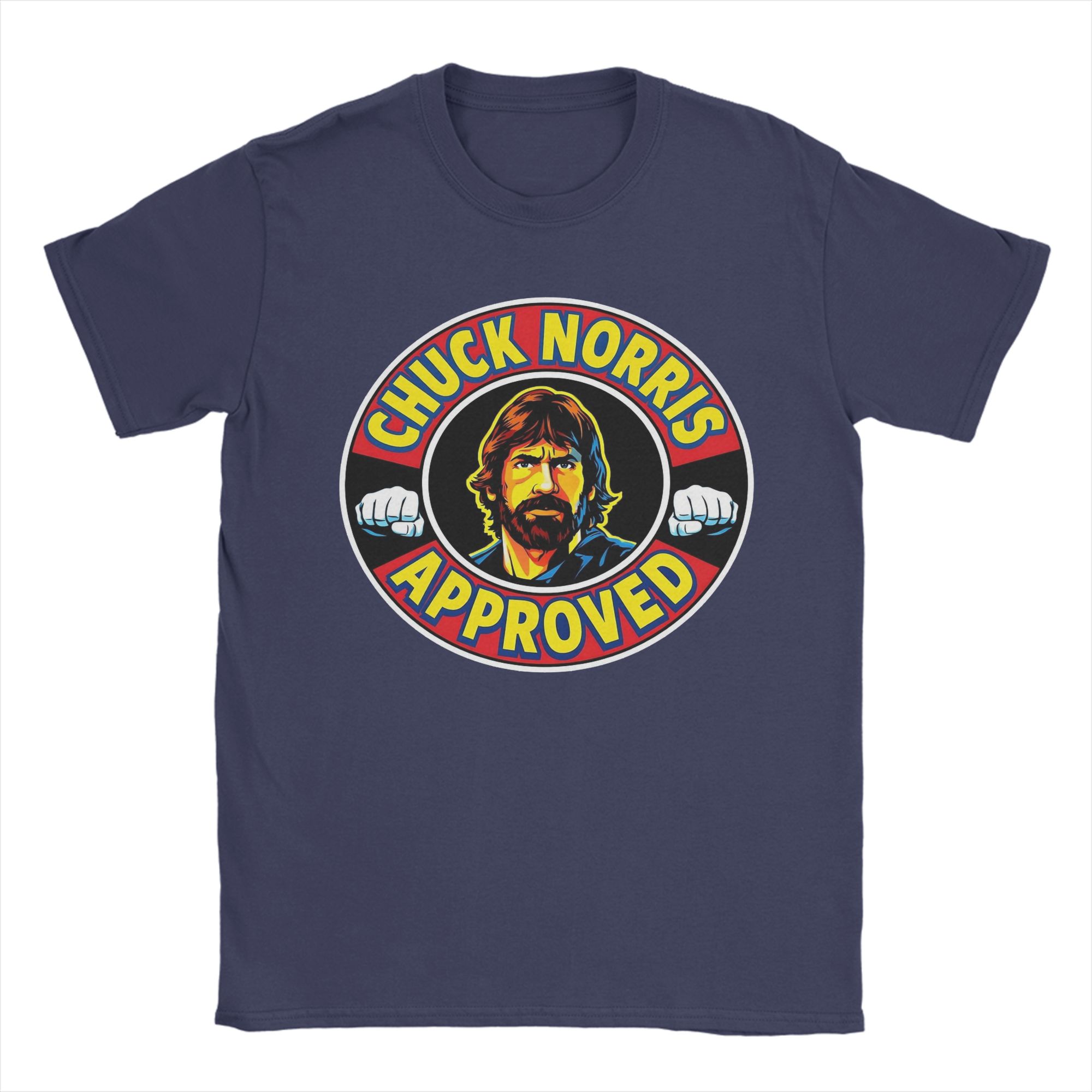 

Chuck Norris Approved TShirt Mens Y2K Funny TShirts Summer Breathable Hip Hop Tees Print Big Size Clothes 4XL