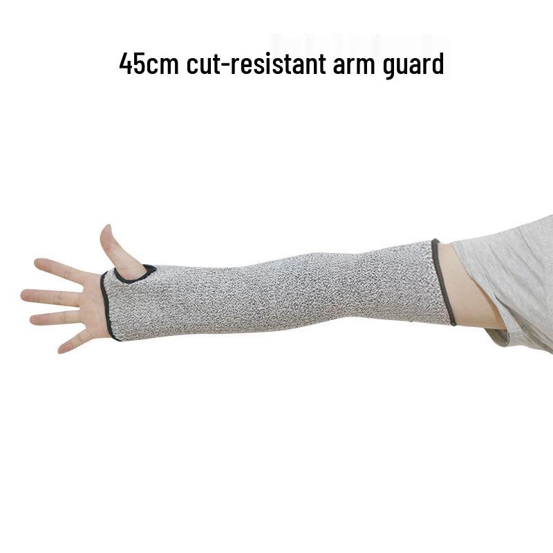 Level 5 Cut-Resistant Thumb Hole Sleeves: Scratch-Resistant Arm & Wrist Protectors