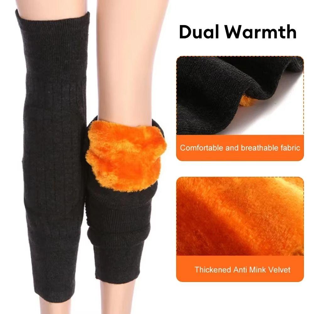 Elastic Warm Knee Pads Windproof Winter Knee Brace Knee Protective Cover  Old Cold Legs