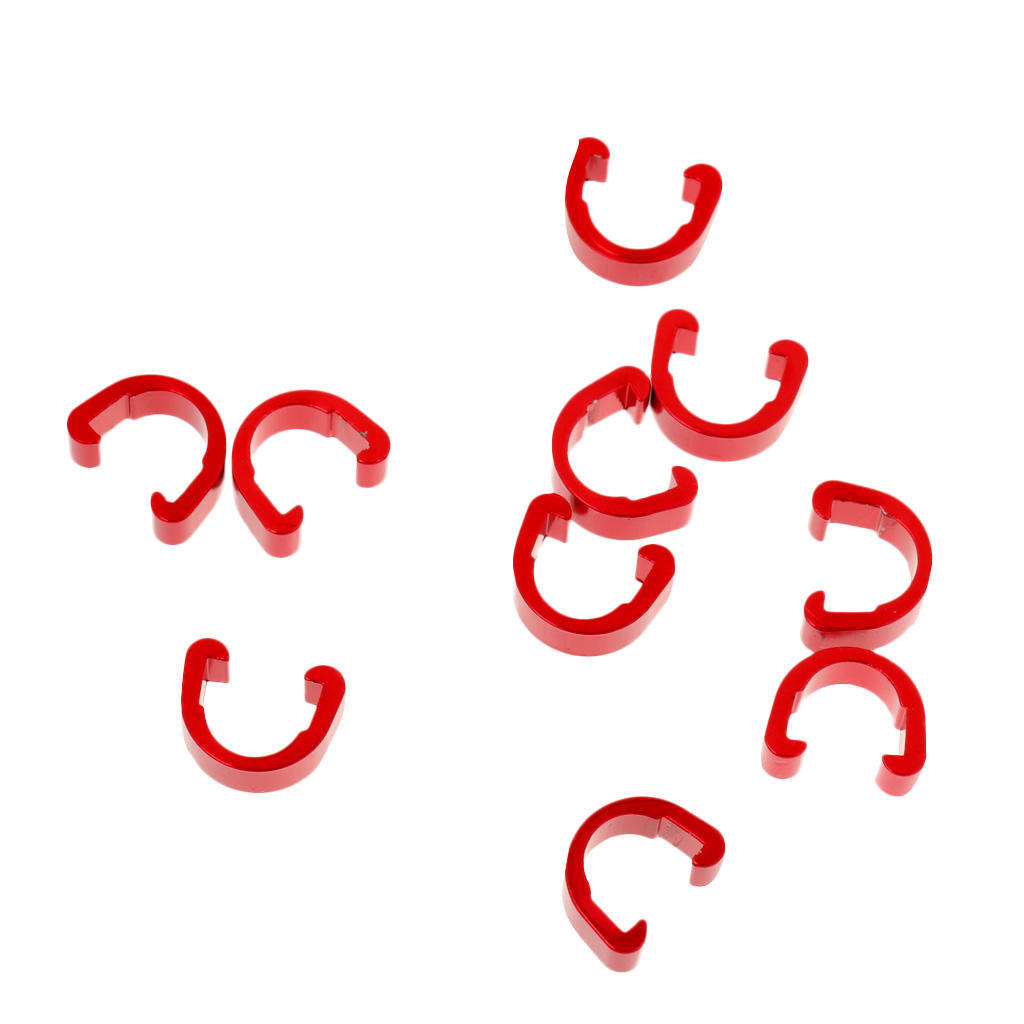 Ancien Titre : 10pcs Bike Bicycle Cycle MTB Buckle Brake Gear Hose Cable Housing Guide Kit Part. Nouveau Titre : Kit De 10 Guides-câbles Pour Freins Et Dérailleurs VTT Ou Vélo Route – Colliers De Fixation Noirs