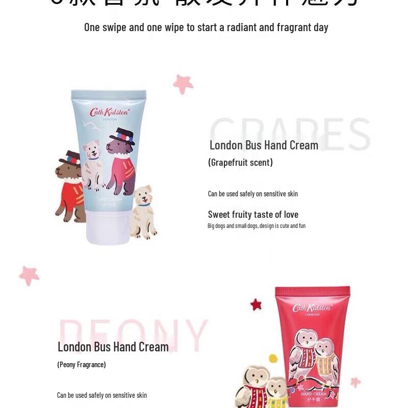 Cath Kidston London Bus Scented Hand Cream Gift Set