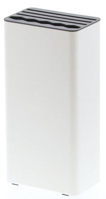 Yamazaki Jitsugyo Kitchen Knife Scissors Stand White W11 X D7 X Plate Knife Stand Knife Holder 3511 & Approx. H22.3cm