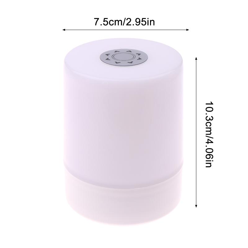 3 Farge Berøring Nattlampe USB-lading Nattlys Nattstemningslys Soverom Nattbordslampe Hjemmedekorasjon Barn Nattlampe