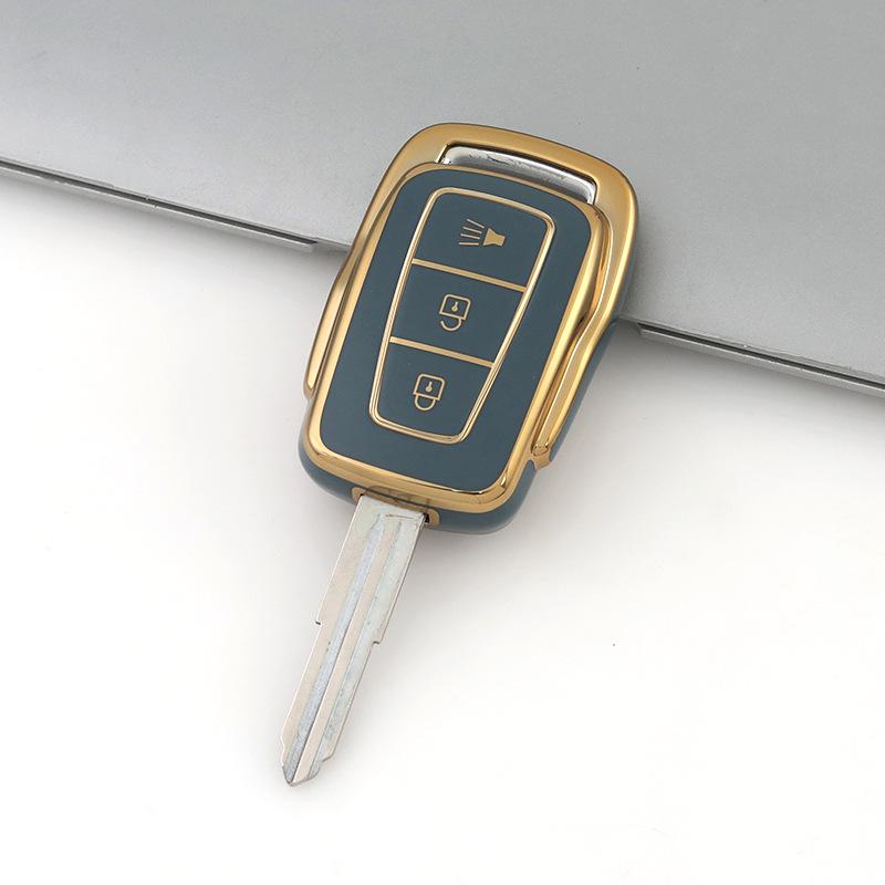 Top Pick: Proton Key Case with Gold Trim & Soft TPU Rubber Protection in Malaysia. Plastic bag