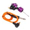 Rotary Tattoo Machine Professional Aluminum Alloy RCA Interface Tattoo Motor Gun with Clip Cord