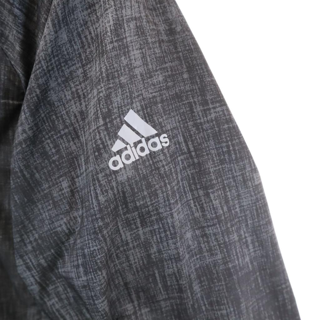 Adidas Windbreaker XS Charcoal Gray Jacket Men's Used