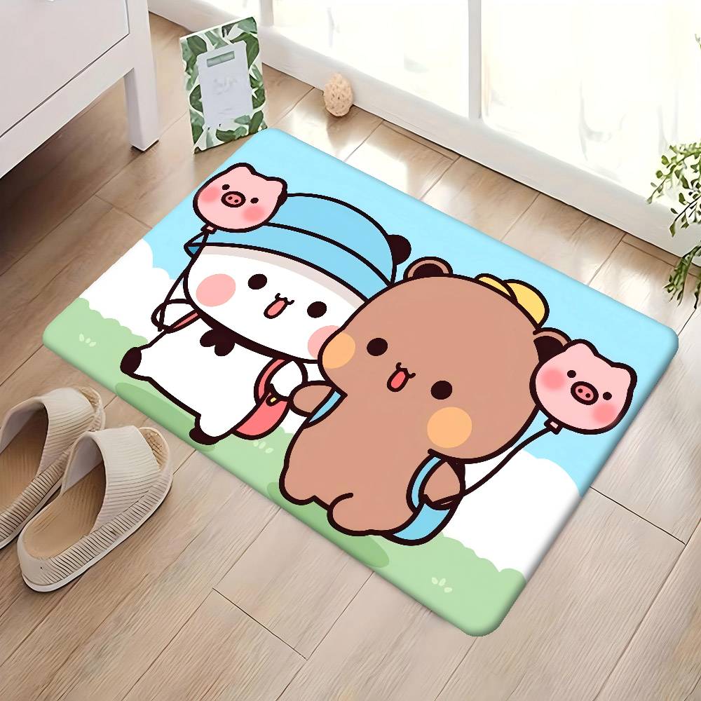 Dudu Bubu Cartoon Hallway Carpet Washable Non-Slip Living Room Sofa Chairs Area Mat Kitchen Doormat Area Rug