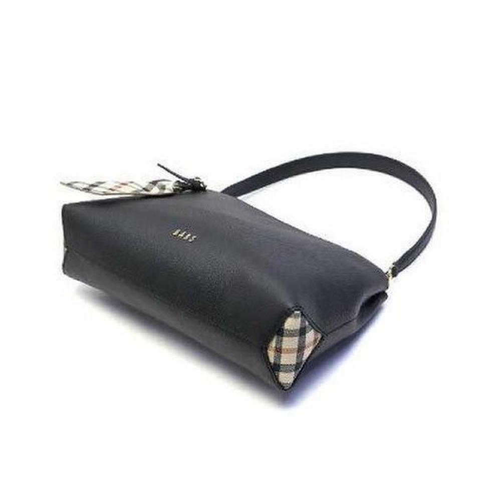 Daks Black Checkered Shoulder Bag Dcba1f123bk