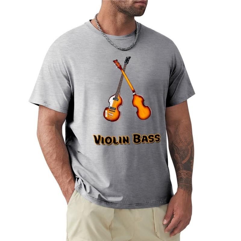 Hofner Violin Bass - Musikinstrumente T-Shirt Hippie-Kleidung Neue Edition T-Shirt Herren T-Shirts Jungen T-Shirt Rundhals Tops
