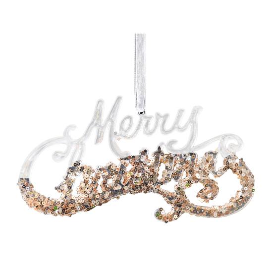 Christmas Acrylic Hanging Ornament Glitter Clear Reindeer Butterfly Pumpkin Carriage Snowflake Dragonfly Ballet Girl Xmas Tree Hanging Ornament