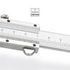 Professional Industrial 150MM 0-6" Vernier Caliper Carbon Steel Precision Measurement Four Use Metric Precision Measuring Tool