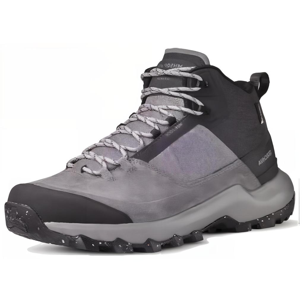 DECATHLON MH500 Slip Resistant, Abrasion Resistant, Waterproof, And Breathable Grip Mid Top Hiking Shoes Men's Gray