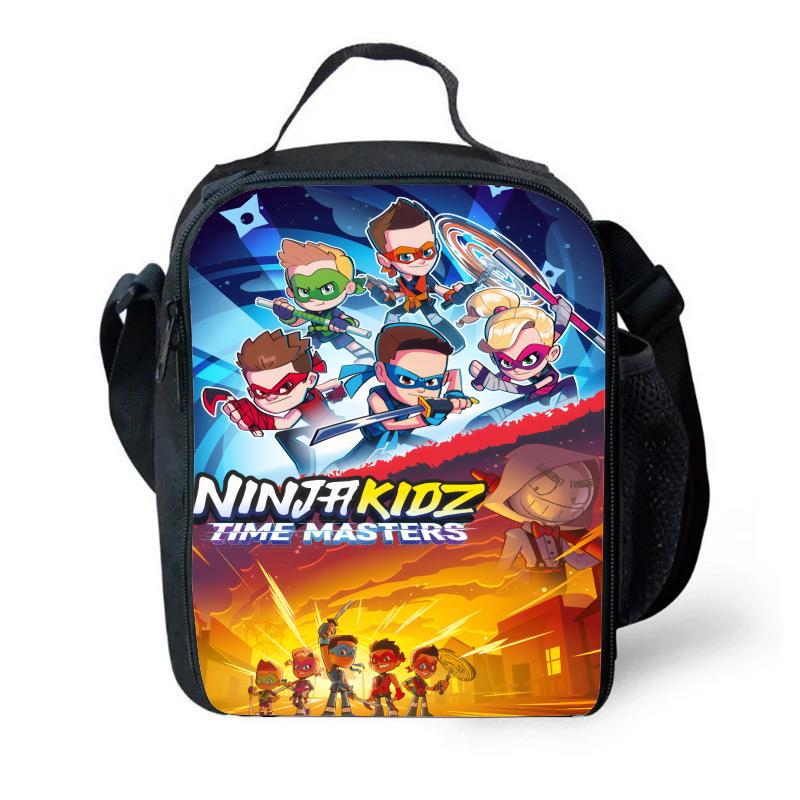 

Ninja Kids Insulated Lunch Bag - Picnic Ice Bag for Students Lunch Bag