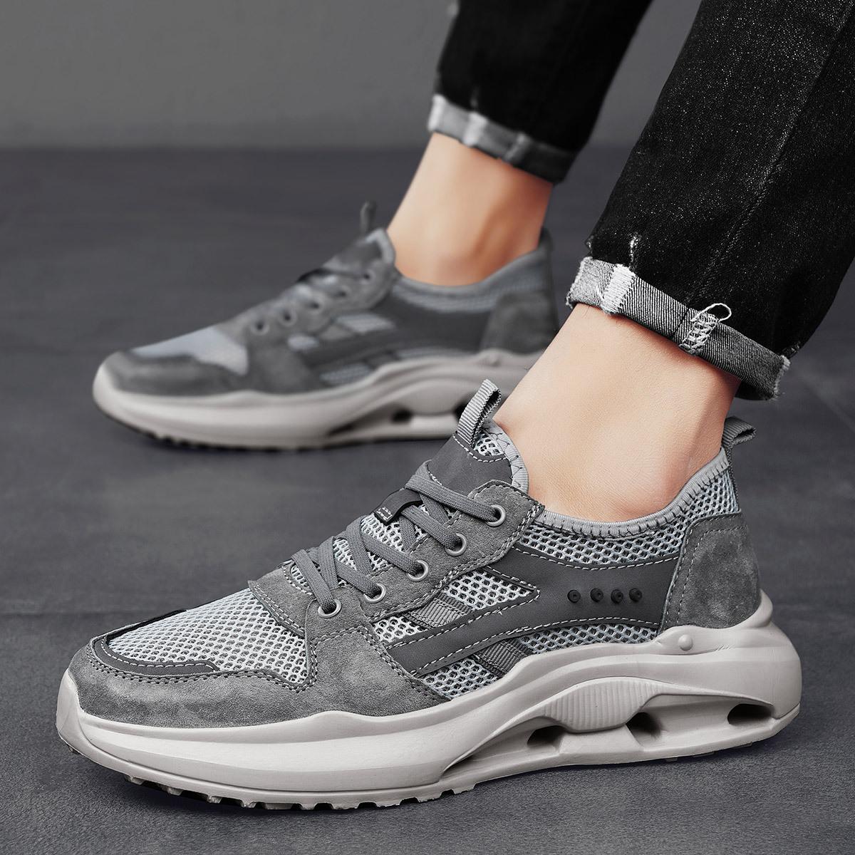 Летние дышащие спортивные кроссовки с сеткой для мужчин — фото 12