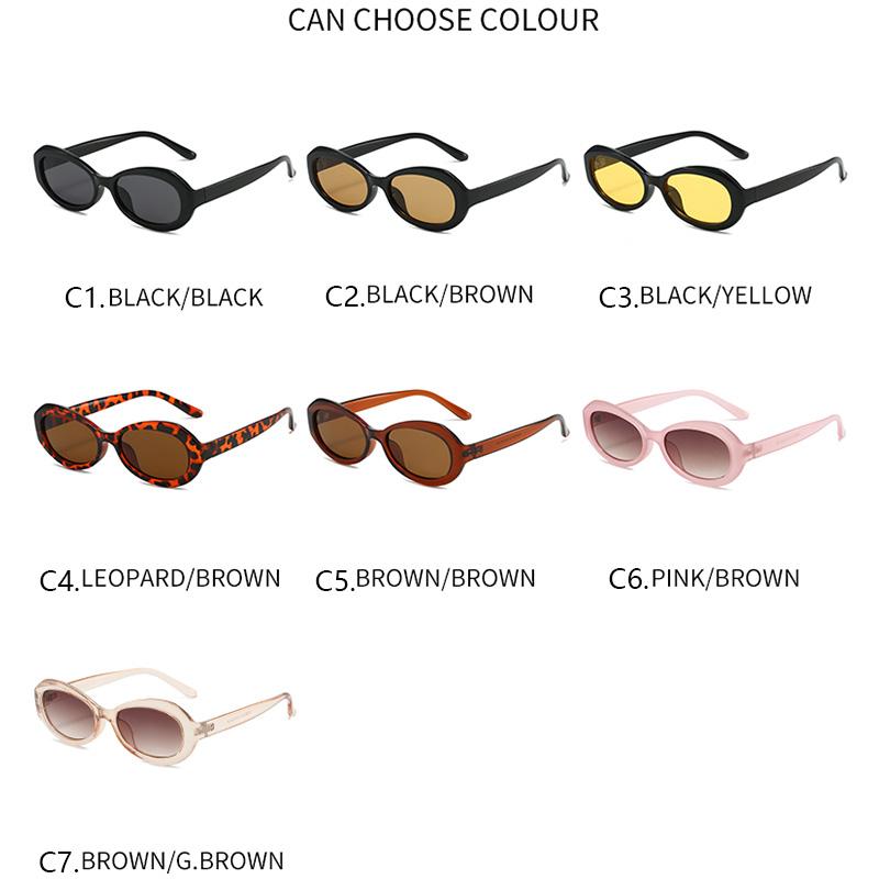 Retro Oval Sunglasses Vintage Classic Women Men Luxury Brand Designer Sun Glasses Fishing Travel Driving Man Lady Eyewear UV400