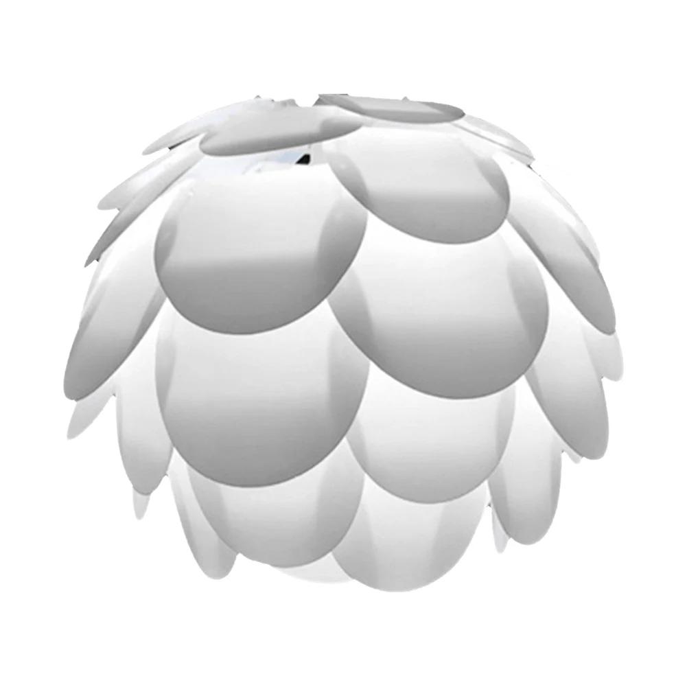 Lotus Flower Lampshade Nordic Style Lamp Protection Lampshade White Decorative Light Cover for Kitchen Bedroom Decor