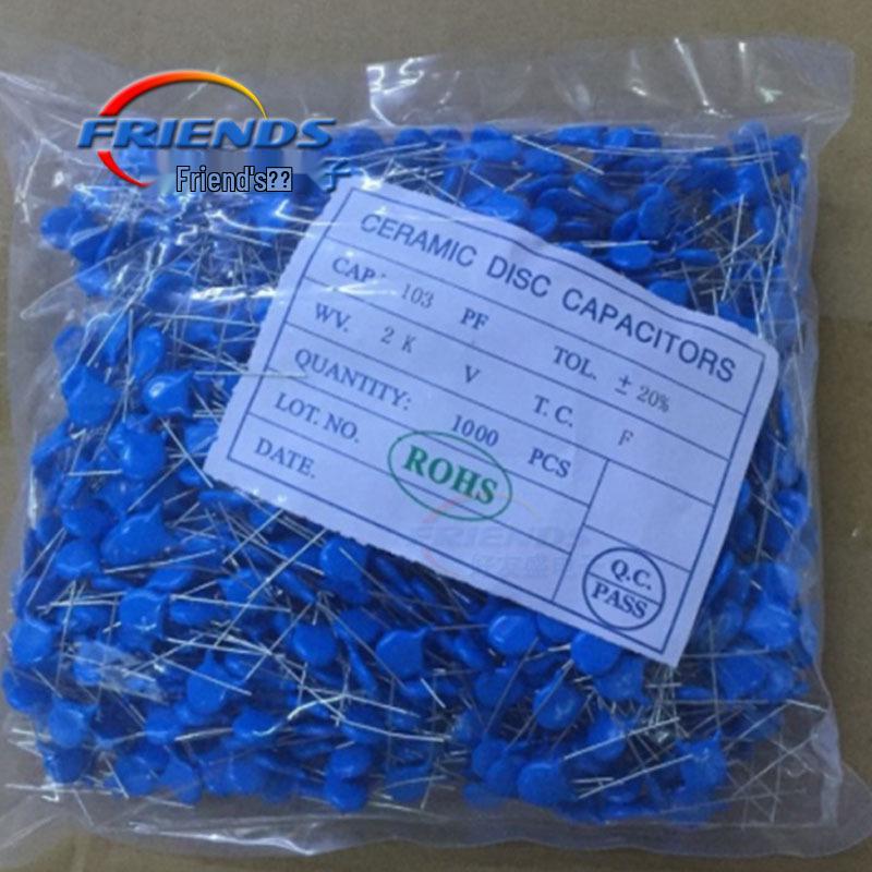 High Voltage Ceramic Capacitor 1KV/2KV, 102/103, 100NF, 3.5MM
