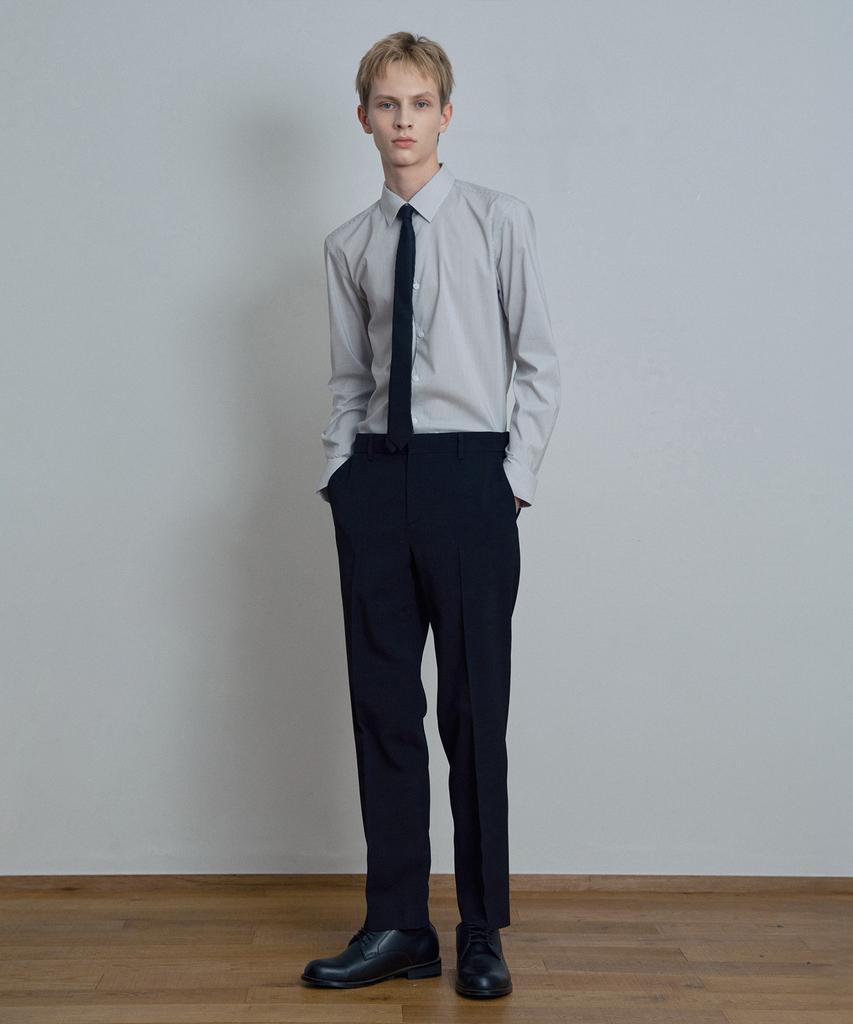 MINDBRIDGE [Cool] Tapered Fabric Modified Elastic Waist Pants