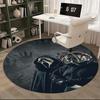 Ghostface,Michael Myers Chair Mat Round Rug Office Carpet, Non Slip, Suitable for Living Rooms, Bedrooms,Decor1205724a