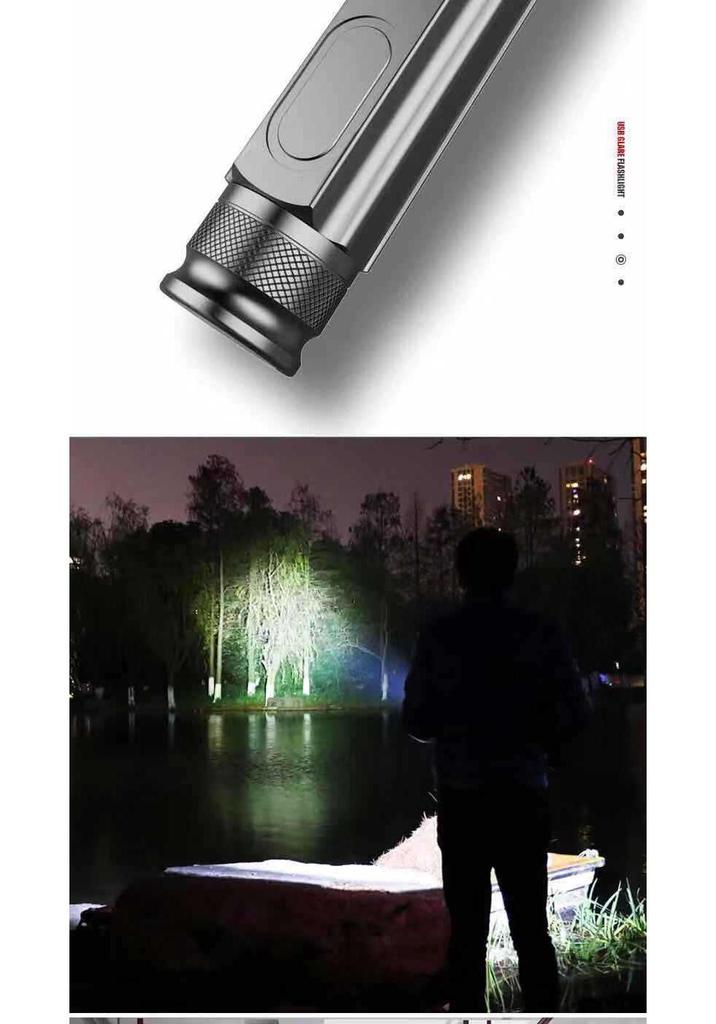 Rechargeable High-Brightness Mini Flashlight – Portable, Multifunctional, Super Bright, Long-Range for Home, and Outdoor Use.