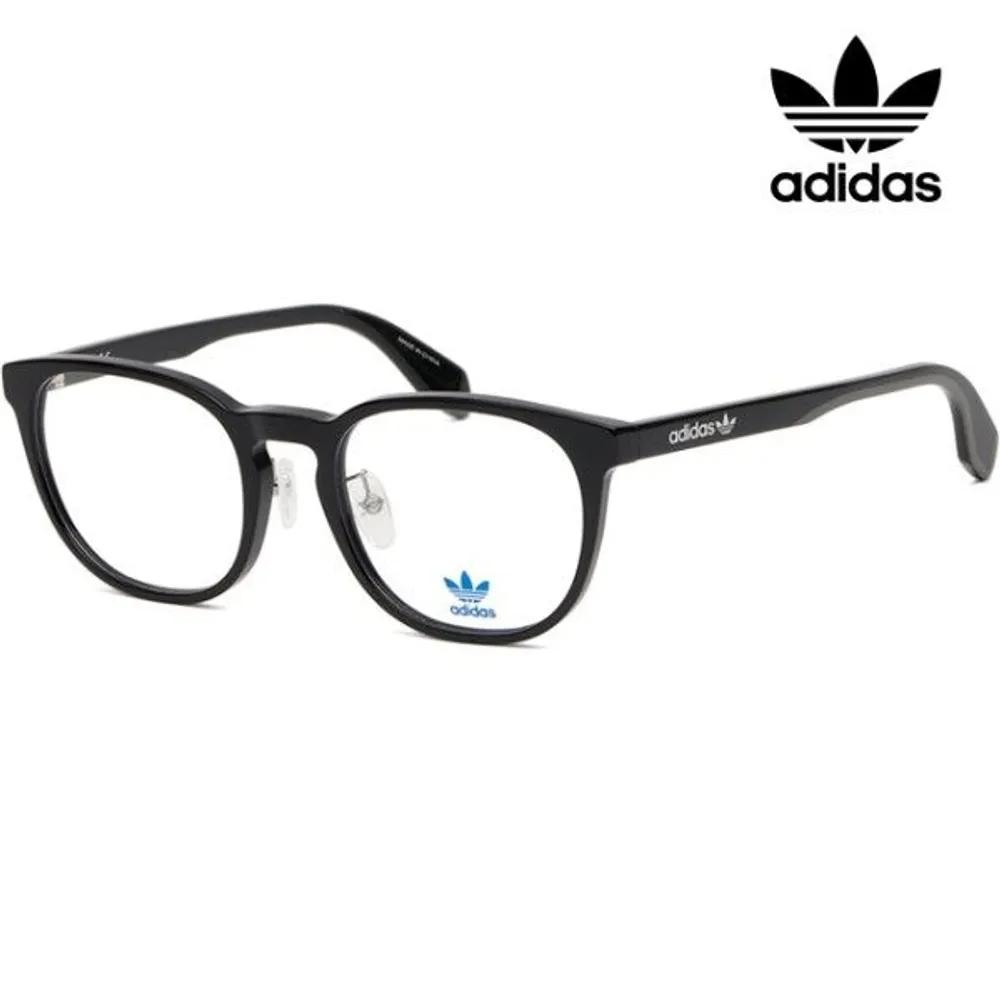 [adidas] Оправа для очков OR5014H 001 Модная Мужская Женская Черная Круглая Роговая
