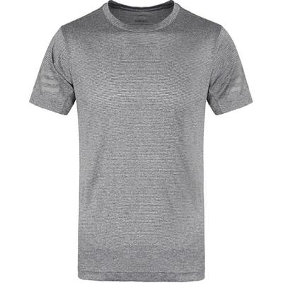 Freelift CC Solid Color Comfortable Soft Crew Neck Short Sleeve T-Shirt Men Tops Gray CE0866