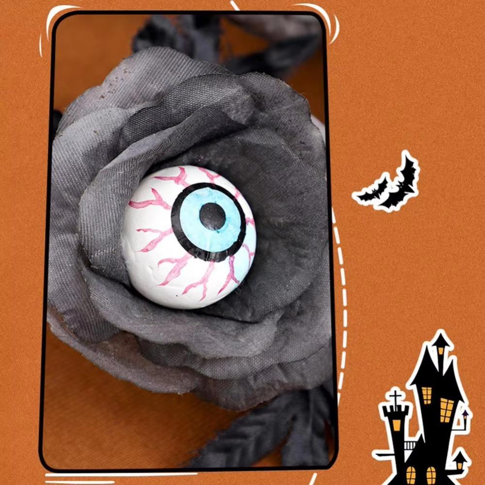Unique Halloween Eyeball Flower Simulation Artificial False Flowers Halloween Flowers  Party Decor