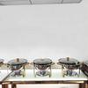 Stainless Steel Chafing Dish Buffet Set with Alcohol Burner