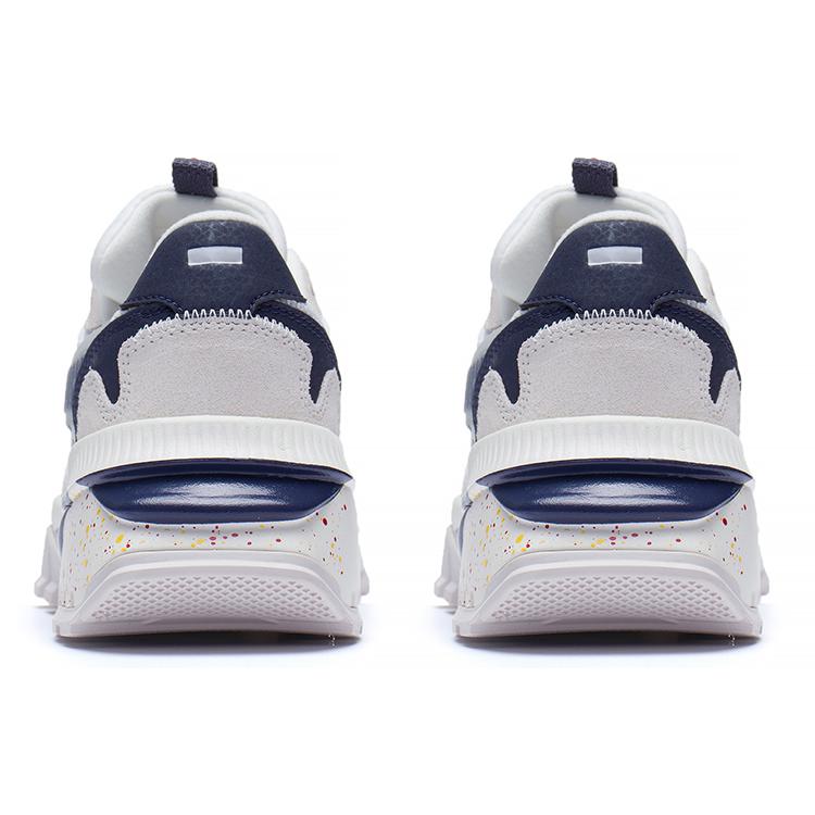New LiNing Fangyuan EVO Breathable Low Top Sports Casual Shoes Women's White Blue AGCR228-6