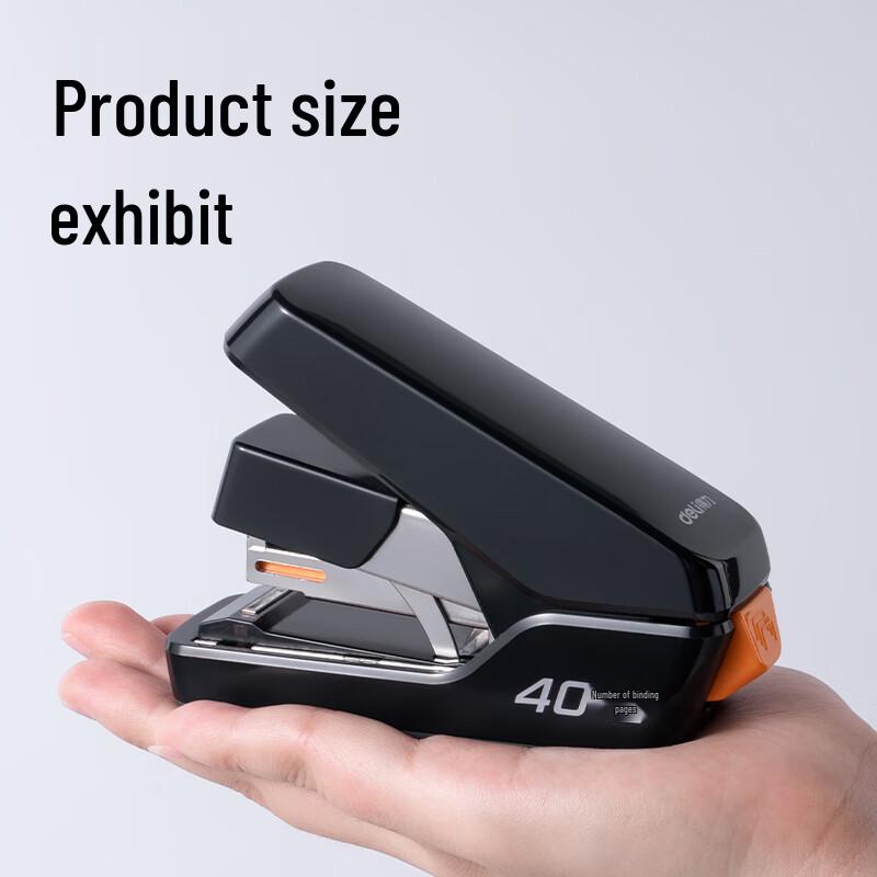 Deli Effort-Saving Flat-Clinch Stapler