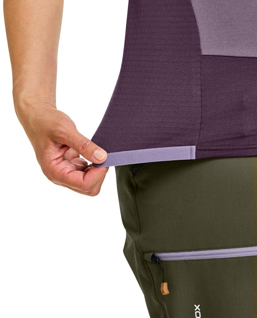 Jacke Ortovox Fleece Grid Weste M (87216) dunkelarktisches Grau