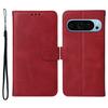 For Google Pixel 10 Pro/Pixel 10/Pixel 9/Pixel 9 Pro Leather Case 3 Card Slots Stand View Phone Cover Calf Texture