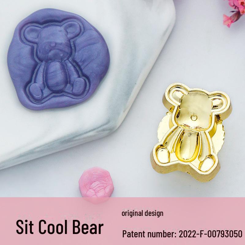 Eco-Friendly Zinc Alloy Retro Wax Seal Head with Color-Preserving Electroplating