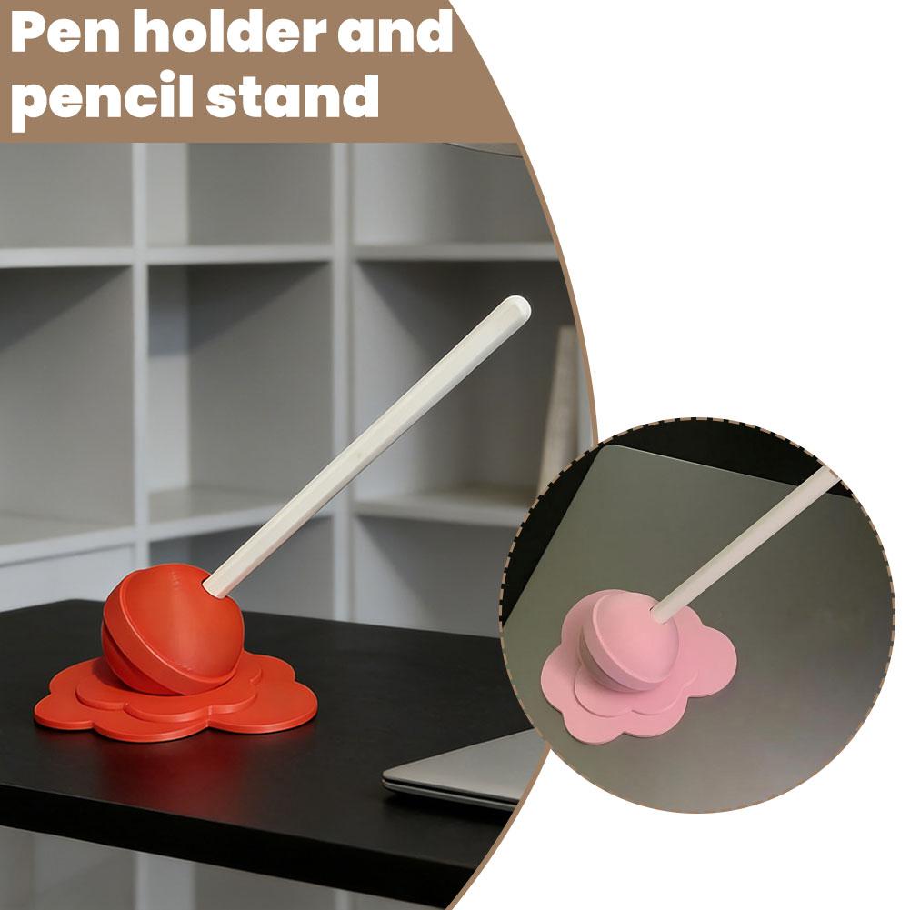 Pencil Holder Desk Organizer Unique Lollipop Design Pen Pencils Stand Desktop Storage Study Office Creative Decor Stationery