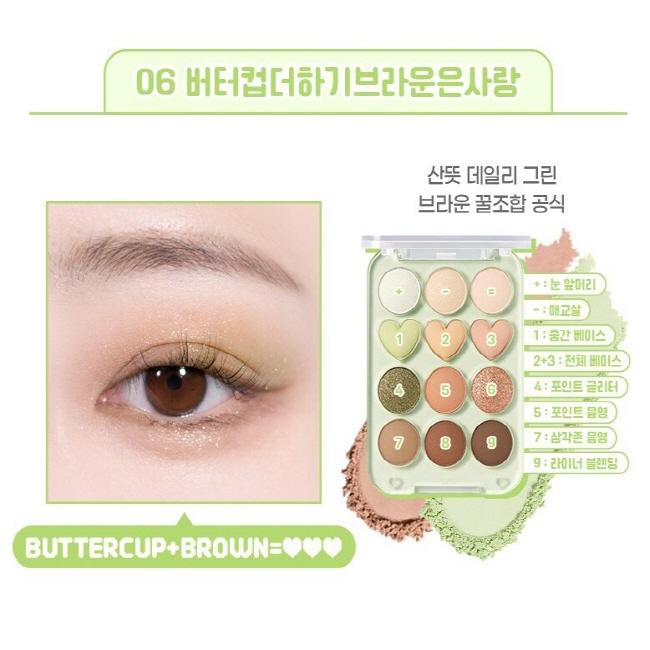 ZEROBASEONE pick) colorgram Pin Point Eyeshadow Palette 6 Colors