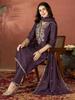 Women Designer Purple Kurti Salwar Suit Indian Bollywood Kurta Pant Dupatta Set Dress