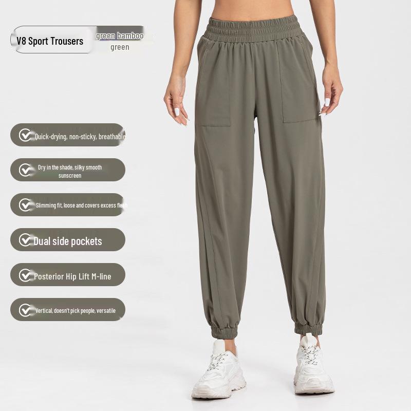 

Женские быстросохнущие брюки для йоги больших размеров с защитой от солнца - Дизайн «Мороженое» XL