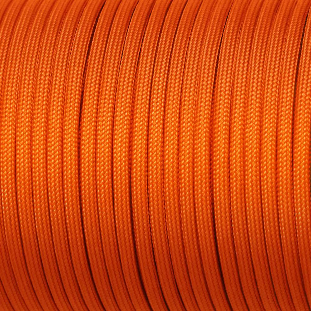 

550 Paracord 7 прядей 4 мм Открытый Спорт Парашютный Канат Кемпинг Аксессуары Для Выживания На Открытом Воздухе Браслет Веревка 5M оранжевый