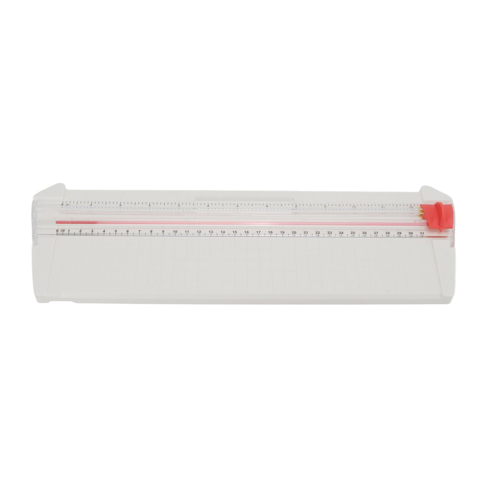 

Small Paper Cutter Lightweight Portable Accurate Metric Imperial Scale Easy Operation Paper Trimmer for A3 A4 Paper