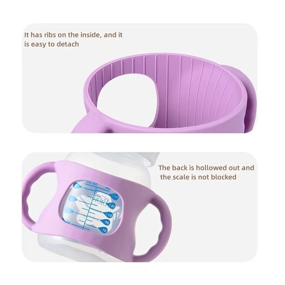 Soft Elastic Baby Bottle Cover Silicone Handle Sleeve for Dr Brown Bottles Baby Feeding