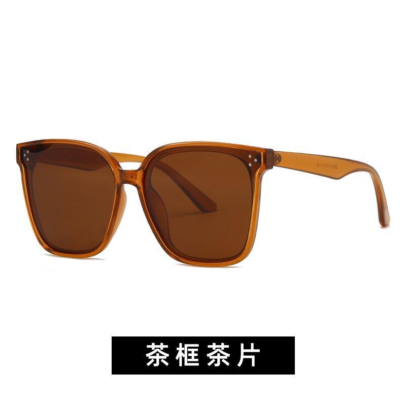 Metal Hinge Tac Polarized Gm Sunglasses Women'S High-End Feeling Driving Sun Protection Uv Protection Big Face Thin Moisture