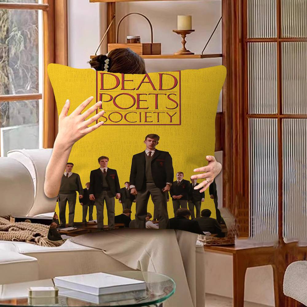 Dead Poets Society Movie Maple Design Cushion Cover Happy Autumn Harvest Decor Holiday Decorati Pillow Cover