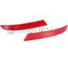 2Pcs Rear Bumper Reflector 63147857003 + 63147857004 Left Right Red Trim Compatible with BMW X3 2016-2019