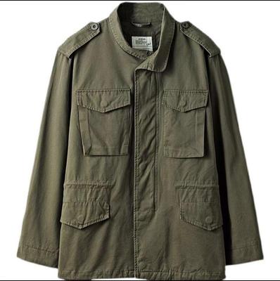 Retro Men's Multi-pocket Workwear Jacket - European & American Spring/Autumn Style