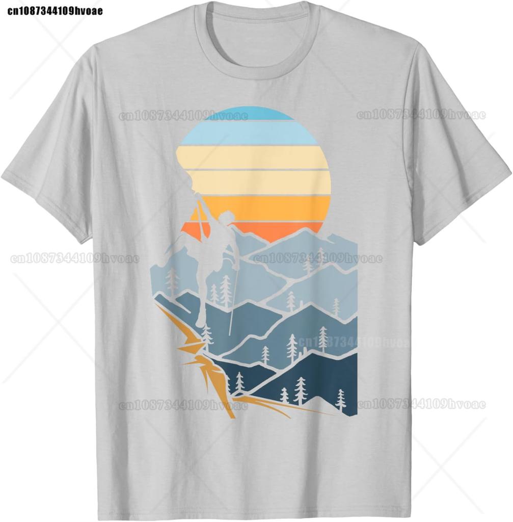 Mountain Climber Boulder Sports Hobby Retro Rock Climbing TShirt