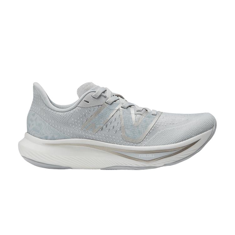 

New Balance FuelCell Rebel v3 Light Aluminum Women Sneakers Grey White WFCXEG3