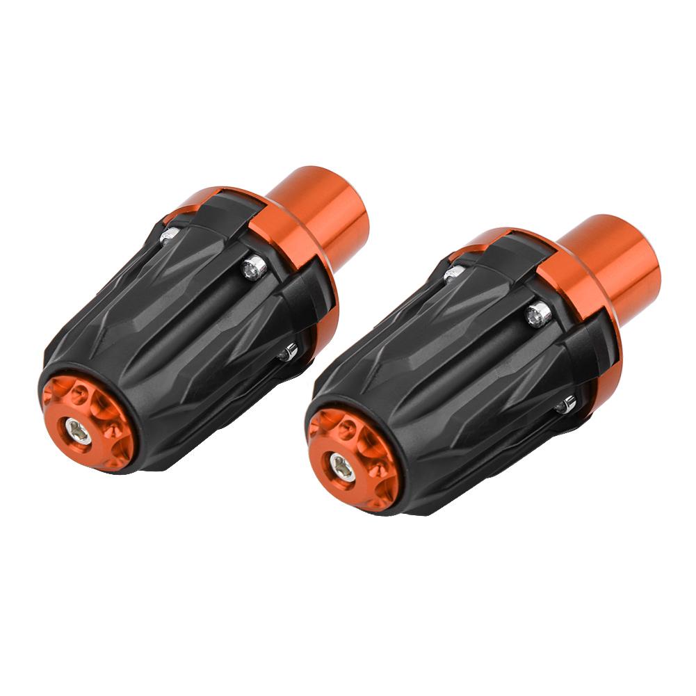 

1 Pair of 10mm Motorcycle Exhaust Frame Sliders Anti Crash Pad Falling Protector Orange оранжевый